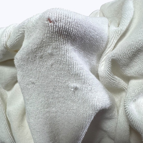 Lauren Ralph Lauren White Robe Women's Size M Plush Belted Bathrobe Soft Lounge - Picture 6 of 7